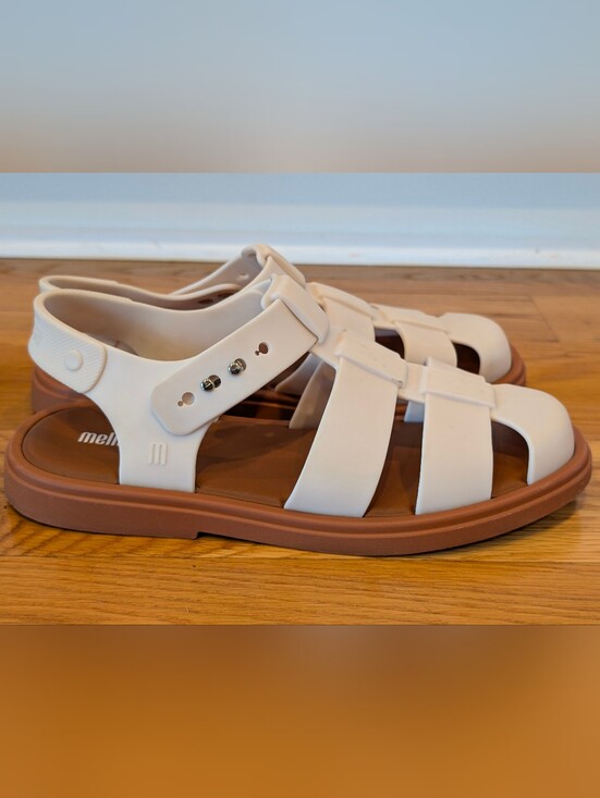 Melissa Shoes - Melissa Emma Beige Sandal Fisherman Style Women’s Size 8